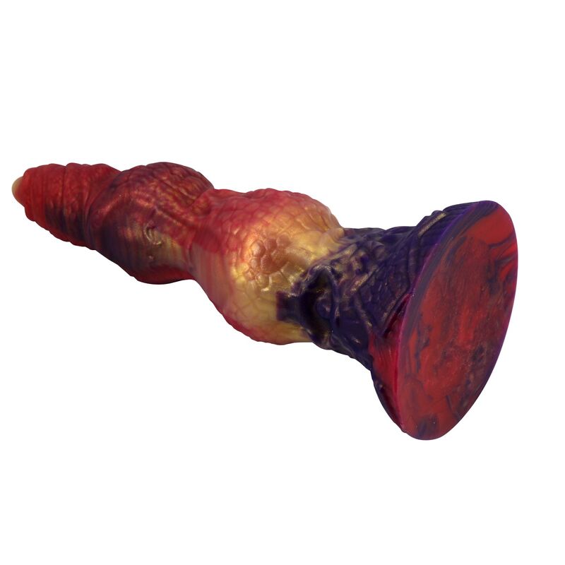 Power Monsters - Savage Beastlord Dildo Fantasía Tricolor 24 Cm Ø 5 Cm
