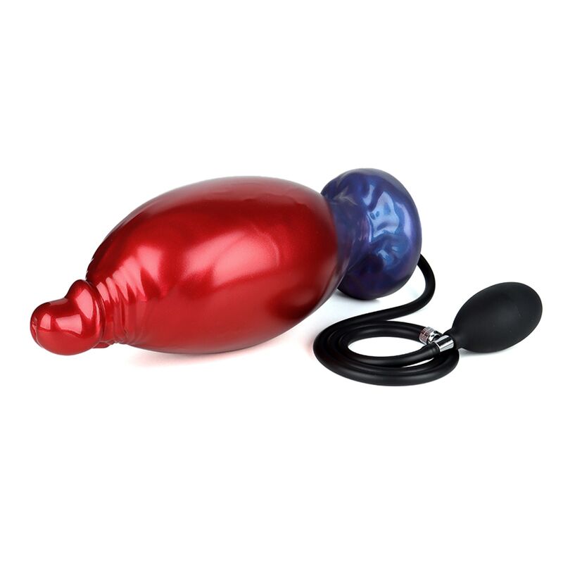 Power Monsters - Shadow Behemoth Dildo Hinchable Fantasía Bicolor 22 Cm Ø 5 Cm