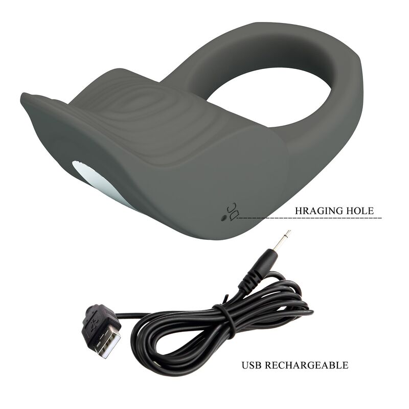 Pretty Love - Anillo Vibrador Recargable Silicona Flexible