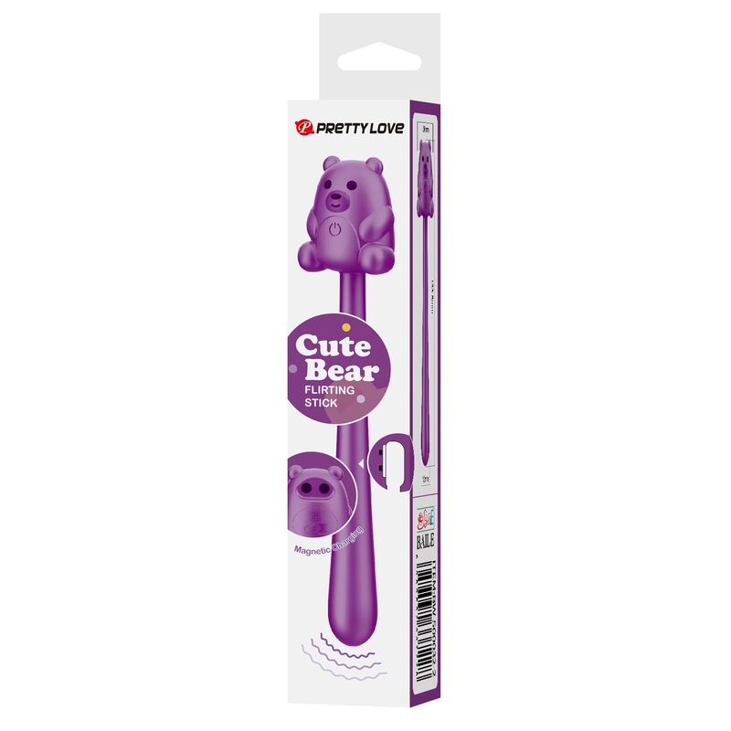 Pretty Love - Cute Bear Flirting Stick Vibrador Recargable