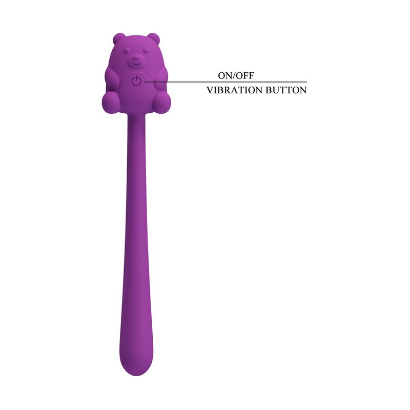 Pretty Love - Cute Bear Flirting Stick Vibrador Recargable