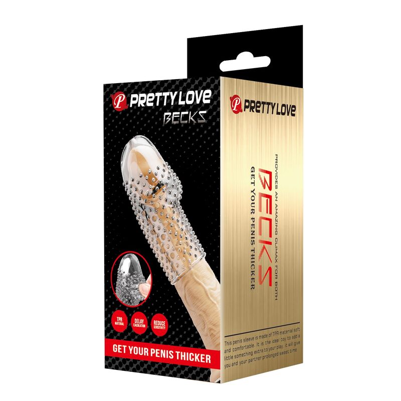 Pretty Love - Geek's Funda Para Pene Get Your Penis Thicker Transparente