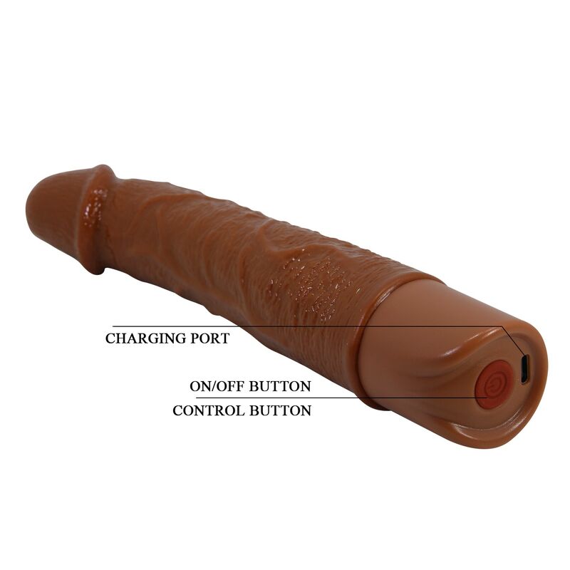 Pretty Love - Leonardo Vibrador Realístico 20 Cm Ø 4 Cm Color Marrón