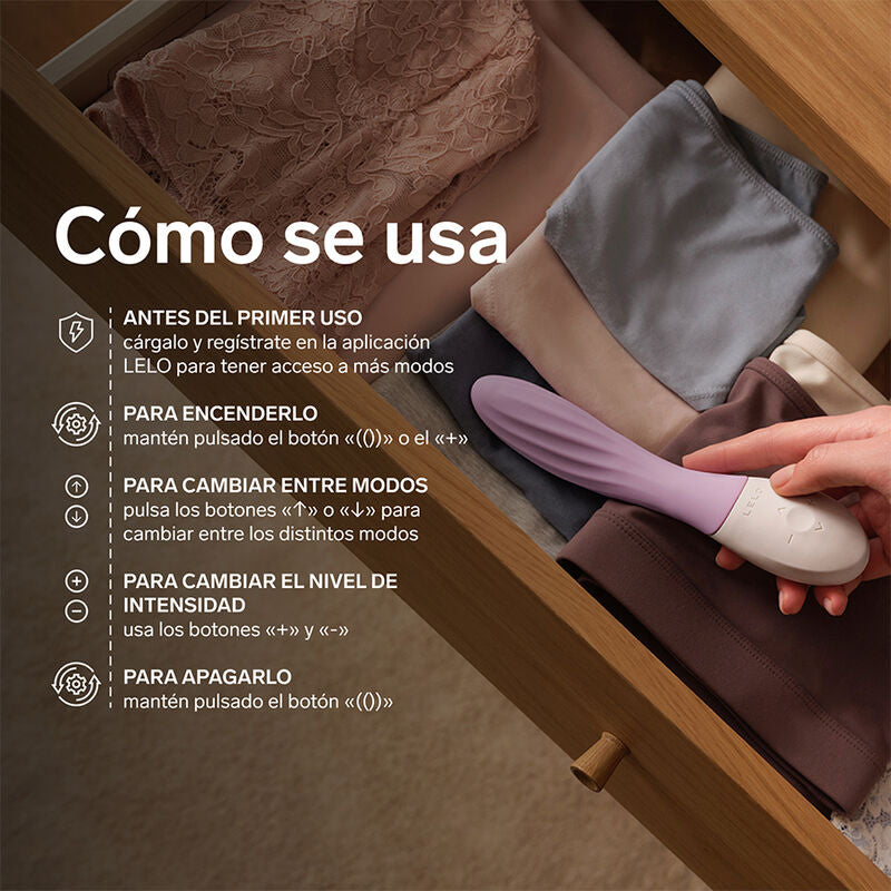 Lelo - Mona Twist Vibrador Para Punto G Recargable App Control Lavanda Rosa