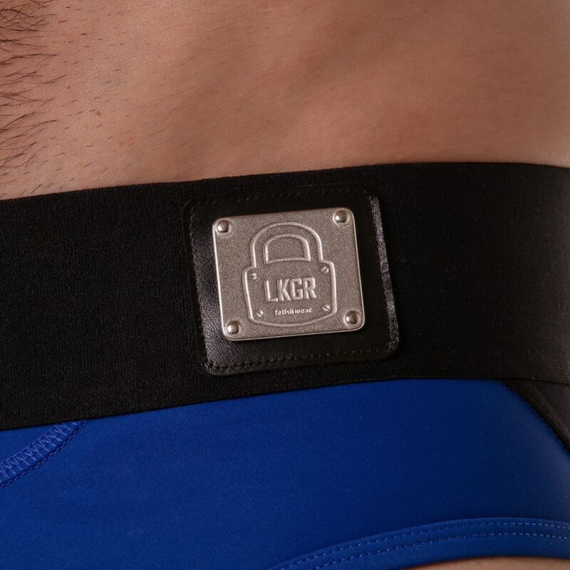 Locker Gear - Wide Waistband Jock Brief Azul M