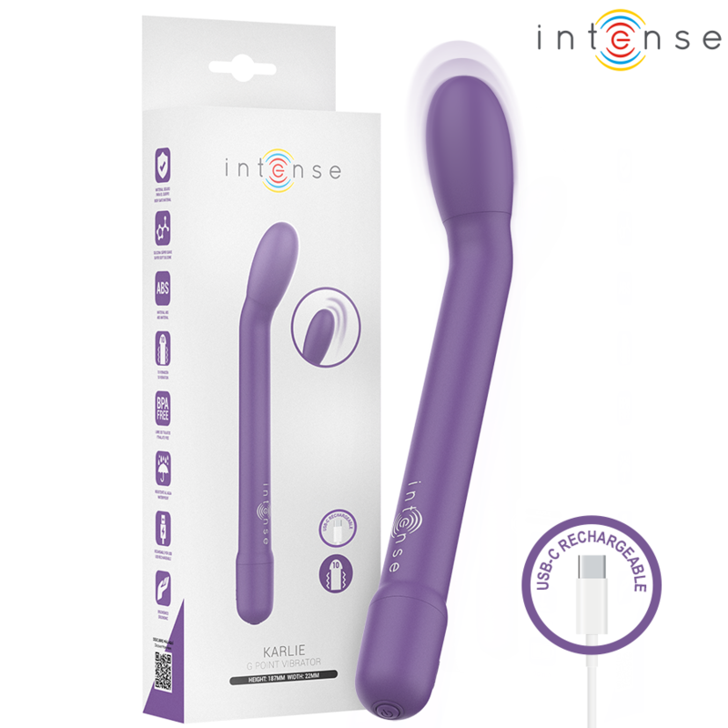 Intense - Karlie Estimulador Punto-g Recargable Morado