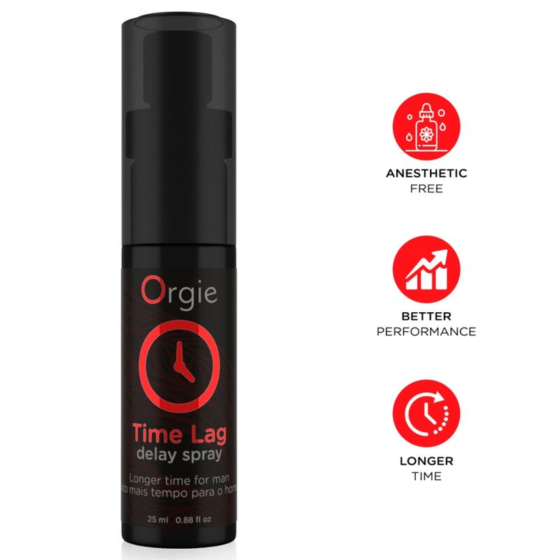 Orgie - Time Lag Spray Retardante Sin Anestésicos 25 Ml