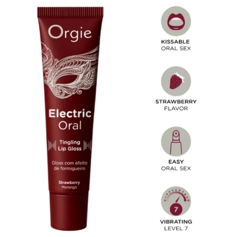 Orgie - Electric Oral Gloss Labial Besable Efecto Hormigueo 15 Ml