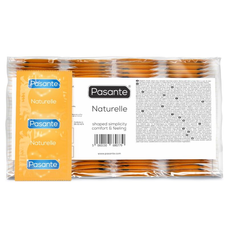 Pasante - Preservativos Naturelle Bolsa 144 Unidades (bolsa)