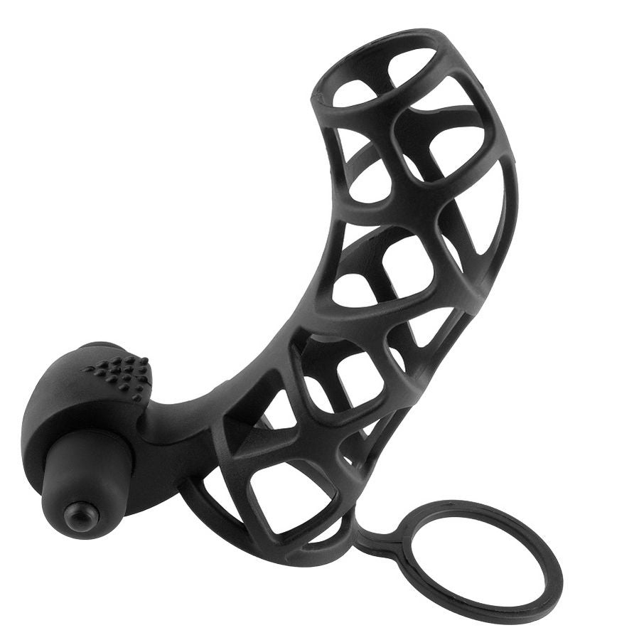 Fantasy X- Tensions - Funda Para El Pene De Silicona Con Vibrador