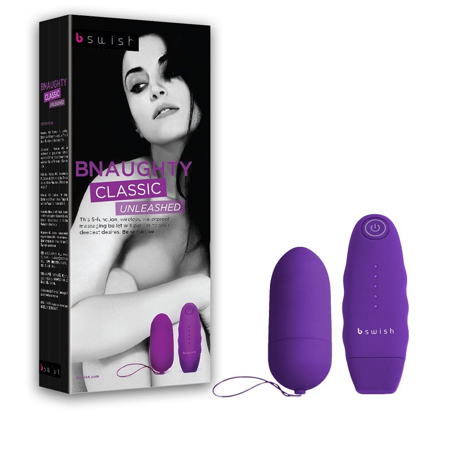 B Swish - Bnaughty Unleashed Classic Lila Control Remoto