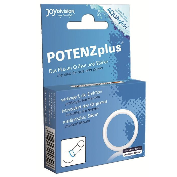 Joydivision Potenzduo - Plus Anillo Para Pene Blanco - S