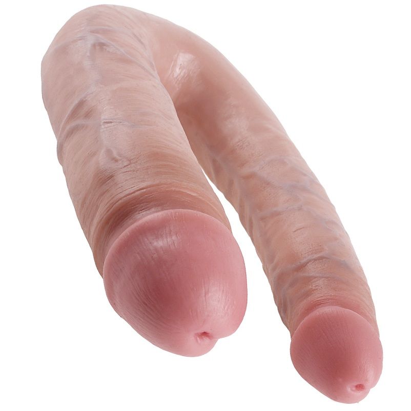 King Cock Pene Doble Penetración Grande - Color Natural