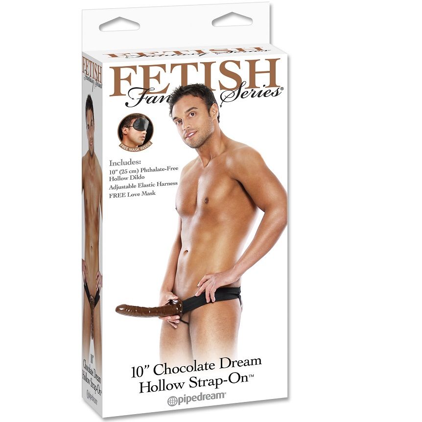 Arnés Hueco 25 Cm Fetish Fantasy Series - Color Chocolate