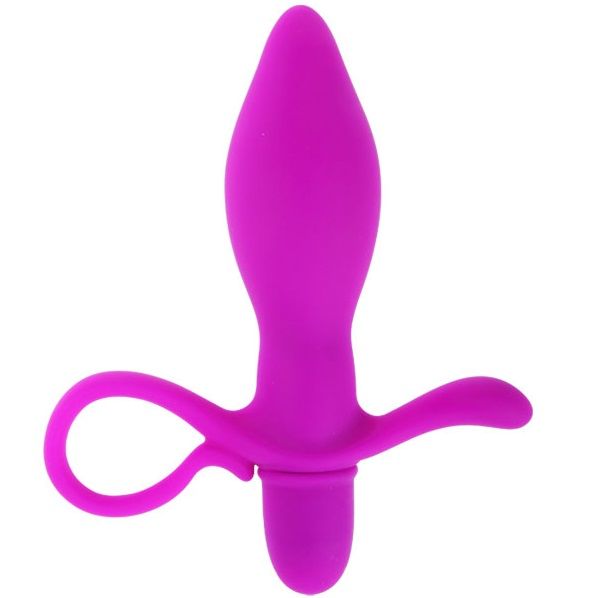 Plug Anal Con Vibración Taylor Color Púrpura