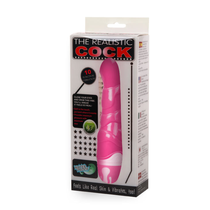 Baile - The Realistic Cock Rosa 21.8 Cm