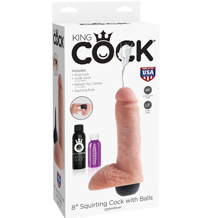 Pene Realista Eyaculador 8 Natural