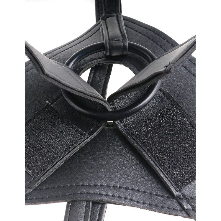 King Cock - Harness Con Pene Realistico Marrón 20.3 Cm