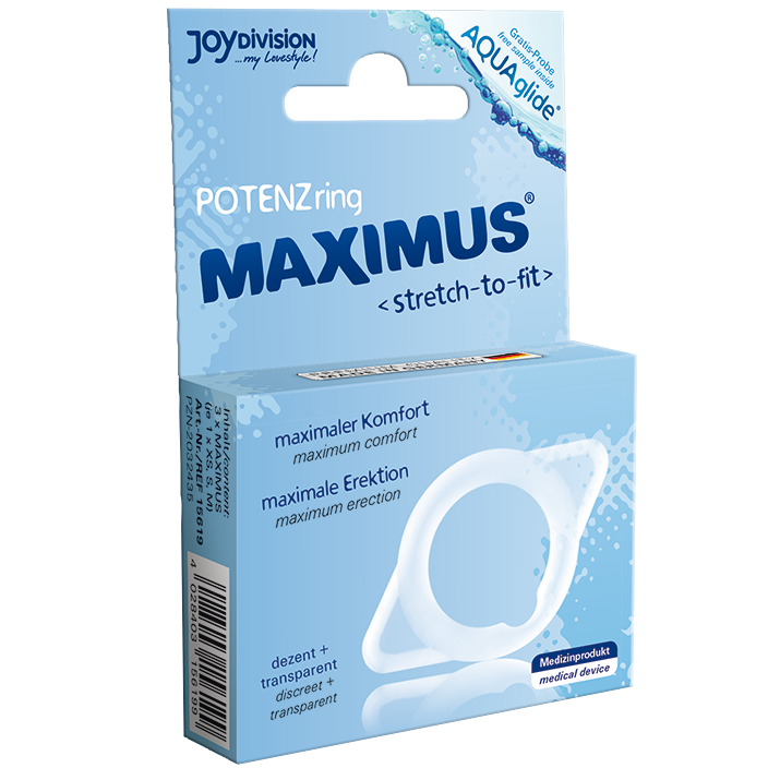 Joydivision - Maximus Pack 3 Anillos Xs + S + M