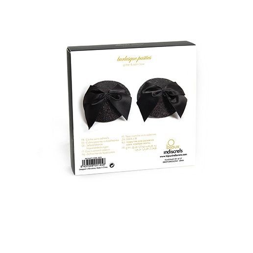 Bijoux Indiscrets - Burlesque Cubrepezones Brillantes Con Lazo