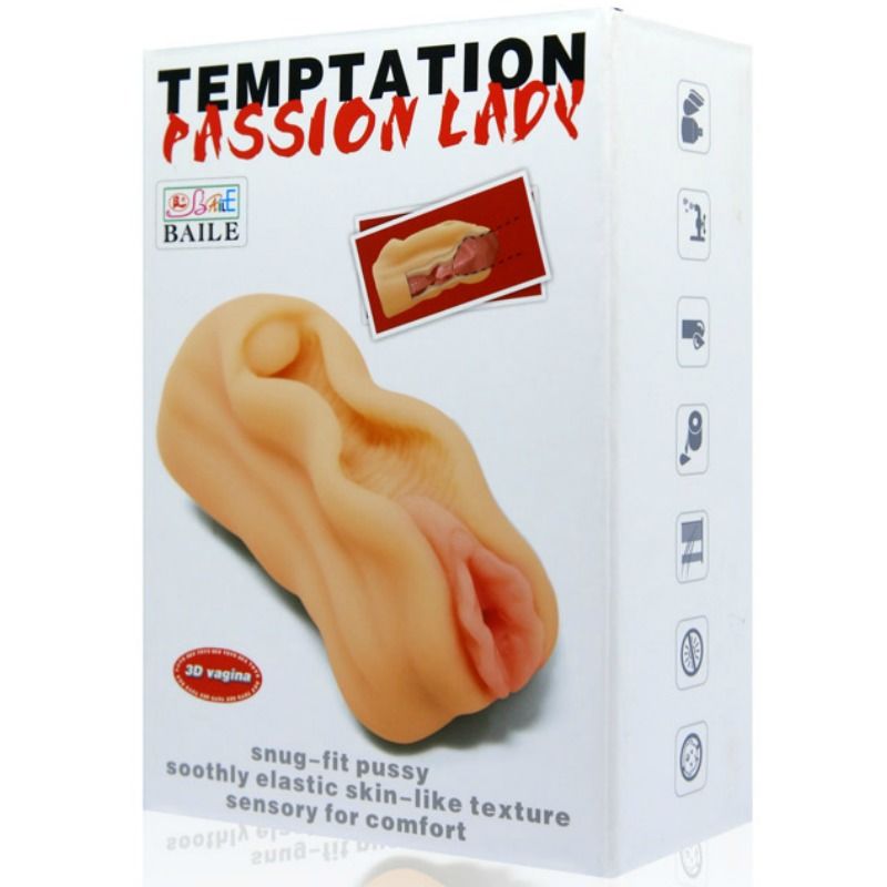 Baile - Mini Masturbador Masculino Diseño Labios Vagina
