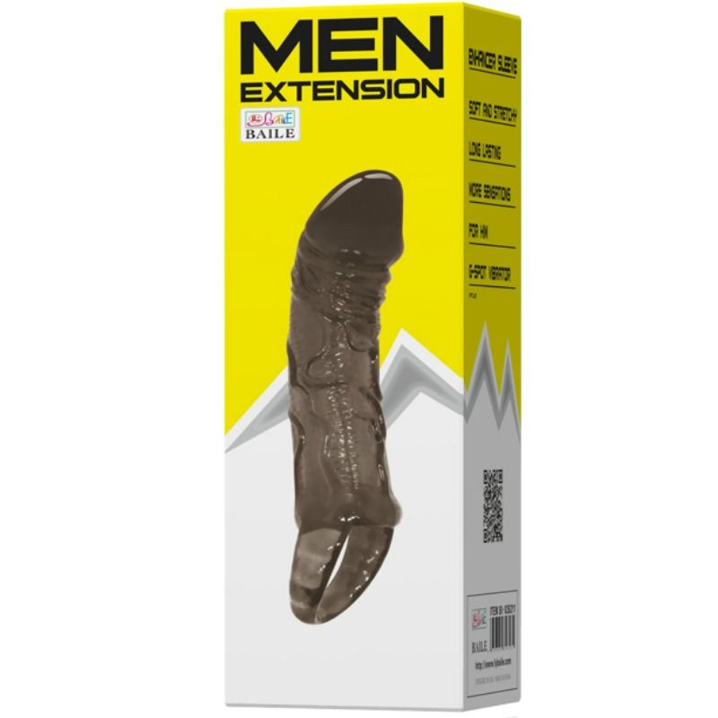 Baile - Funda Extensora Pene Con Strap Para Testiculos 11.5 Cm