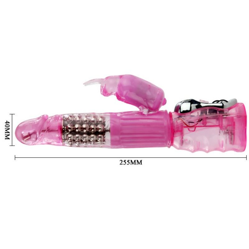 Baile - Vibrador Con Rotación Y Rabbit Multivelocidad Y Multirotacion