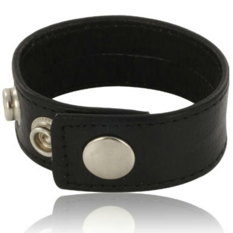 Leather Body Correa Cuero Ajustable Para Pene Negro