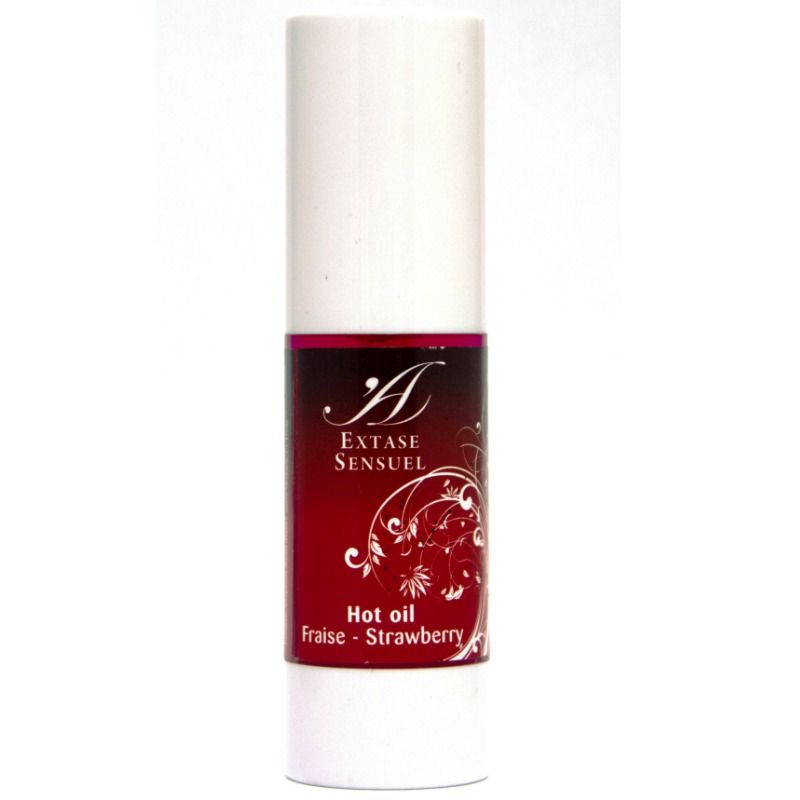 Extase Sensual - Aceite Estimulante Calor Fresa 30 Ml