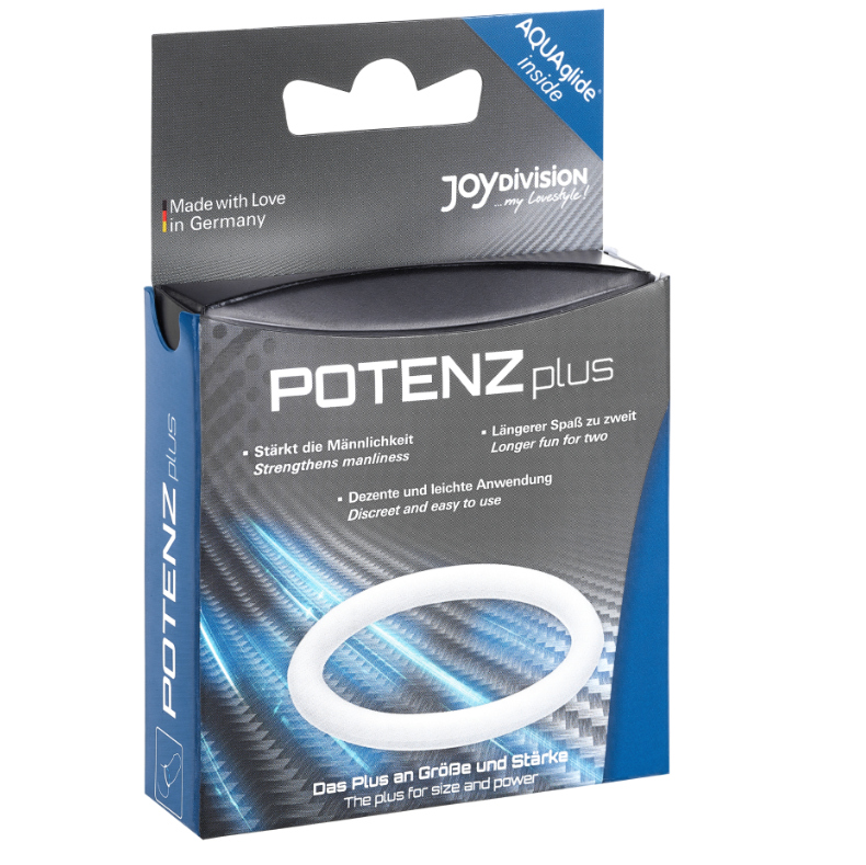 Joydivision Potenzduo - Plus Anillo Para Pene Blanco - M