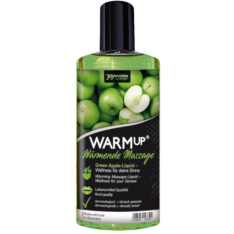 Joydivision Warmup - Aceite De Masaje Manzana Verde 150 Ml