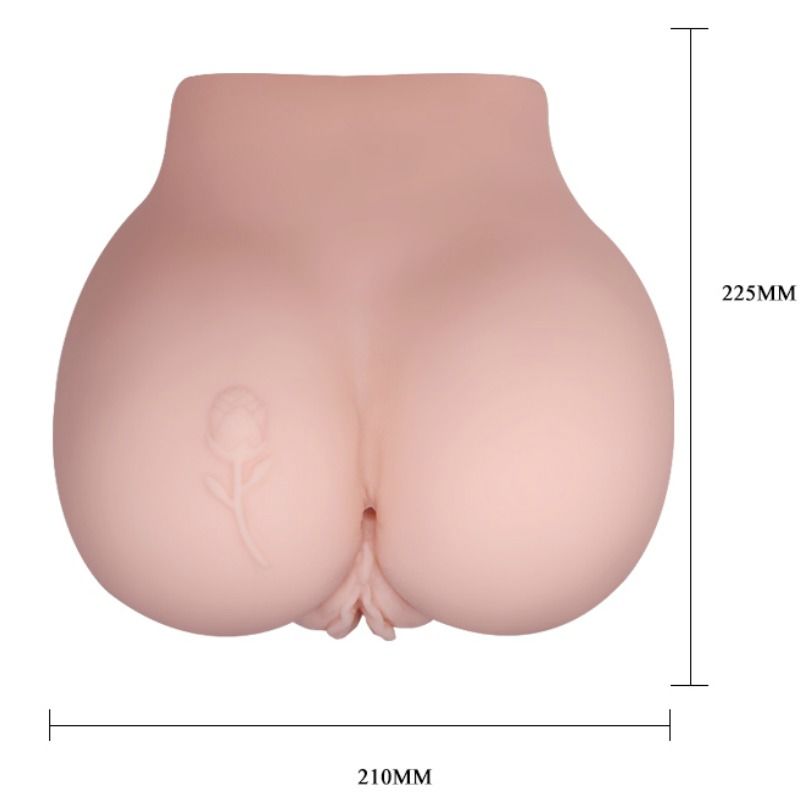 Crazy Bull - Vagina Y Ano Con Tatuaje Realísticos Con Vibración