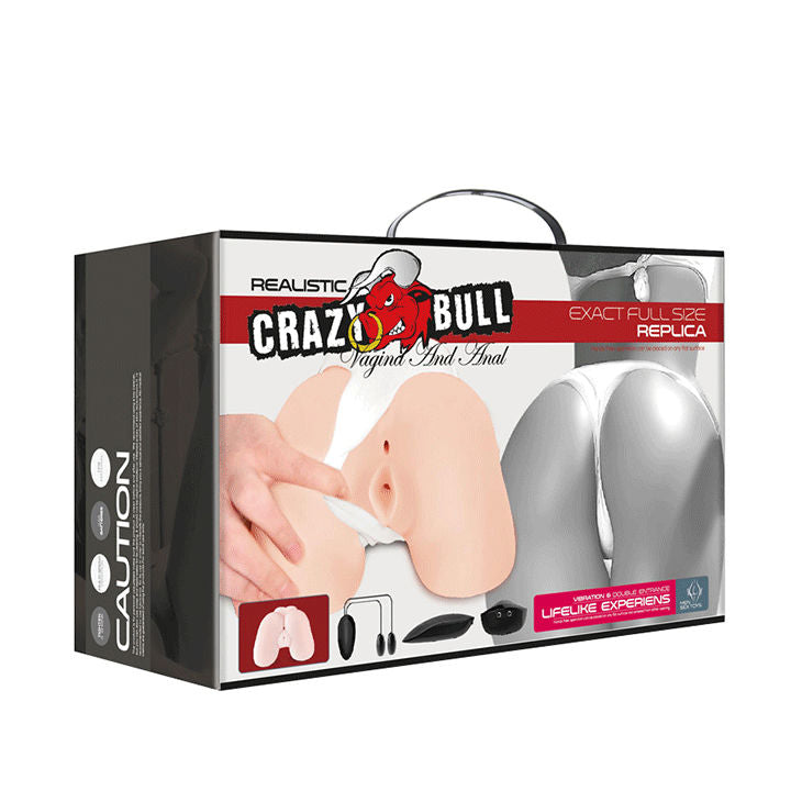 Crazy Bull - Vagina Y Ano Realísticos Con Vibración Posición 5