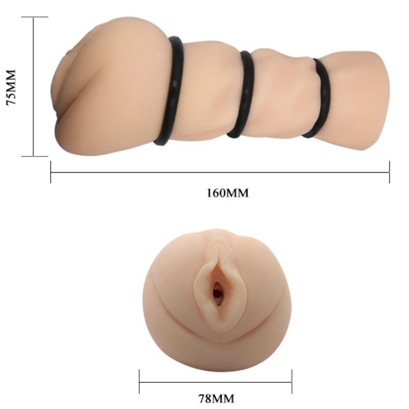 Crazy Bull - Vagina Masturbador Con Anillos