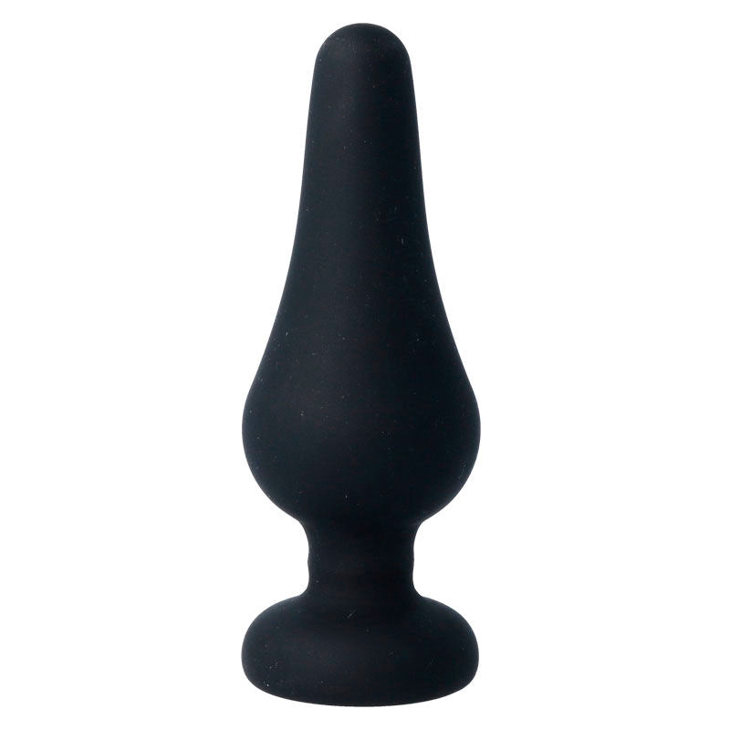 Intense - Anal Plug Pipo L Silicone Negro 13 Cm