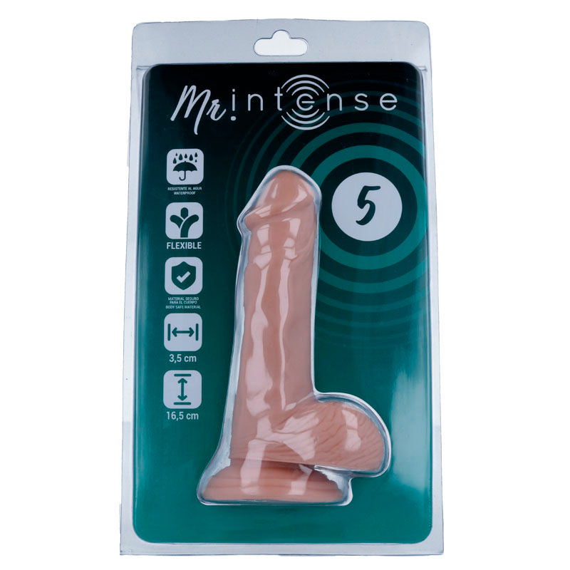 Mr Intense - 5 Pene Realístico 16.5 Cm -o- 3.5 Cm
