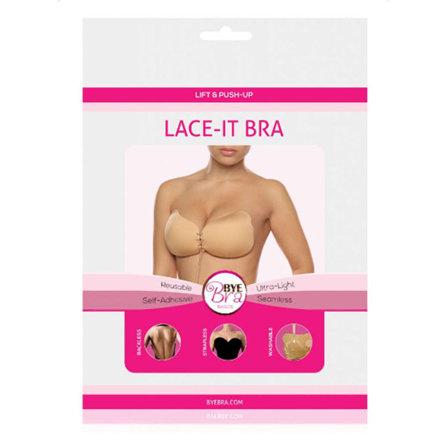 Bye-Bra - Lace-It Realzador Push-Up Negro Copa B
