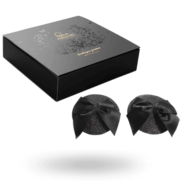 Bijoux Indiscrets - Burlesque Cubrepezones Brillantes Con Lazo