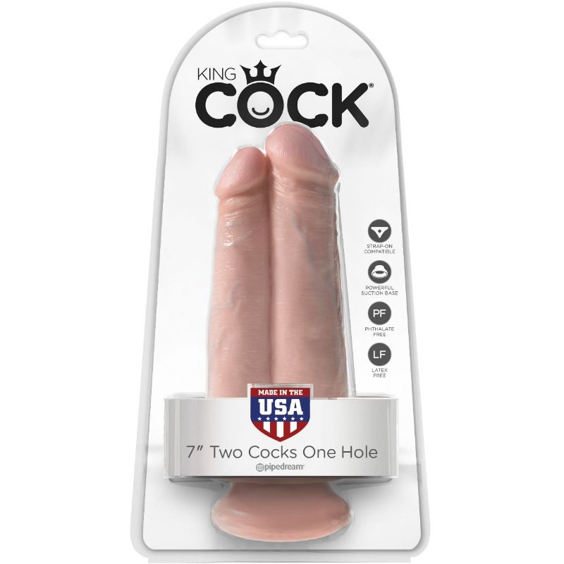 King Cock - Doble Penetración 20.3 Cm