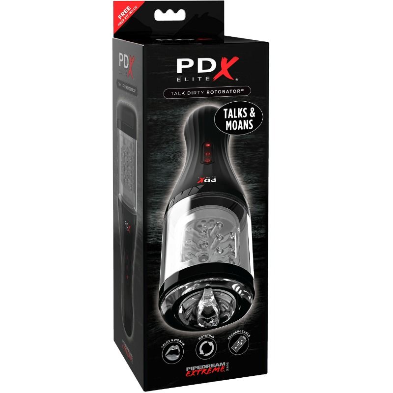 Pdx Elite - Masturbador Con Sonido Talk Dirty Rotobator