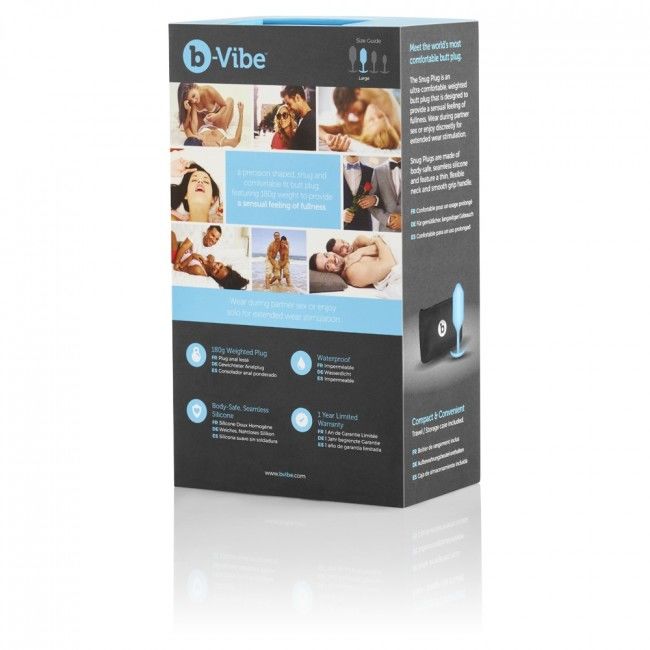 B-Vibe - Snug Plug Anal 3 Azul Cielo