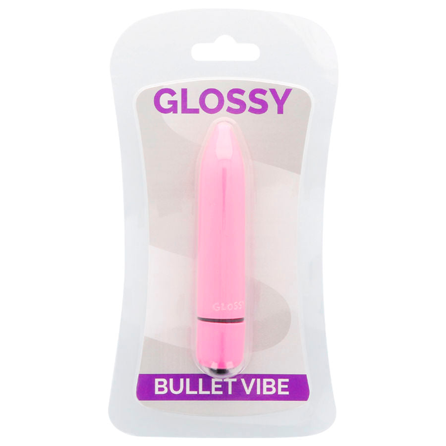 Glossy - Thin Vibrador Rosa Intenso