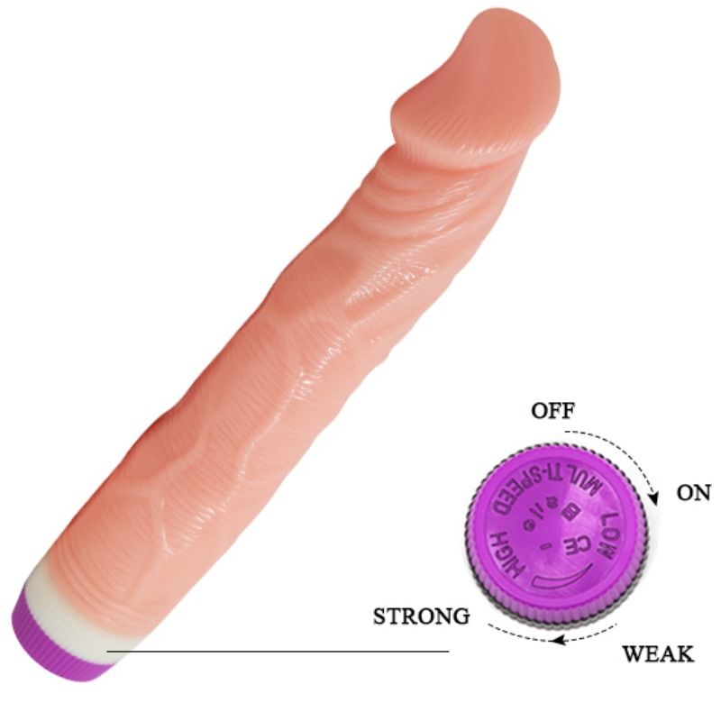 Baile - Vibrador Realístico Natural 22 Cm