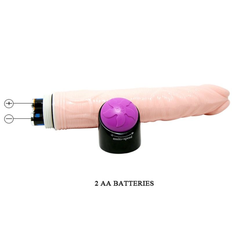 Baile - Adour Club Vibrador Realístico 23 Cm Natural
