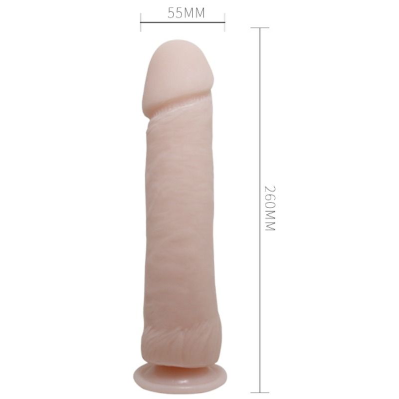 Baile - The Big Realístico Con Vibración Natural 26 Cm
