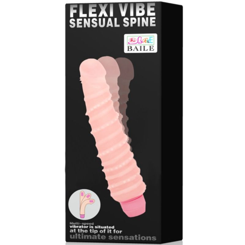 Flexi Vibe Sensual Vibrador Espiral 19.5 Cm