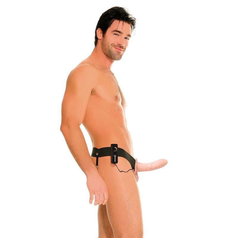 Fetish Fantasy Series - Arnes Hueco Vibrador Para El Y Ella Natural 14cm
