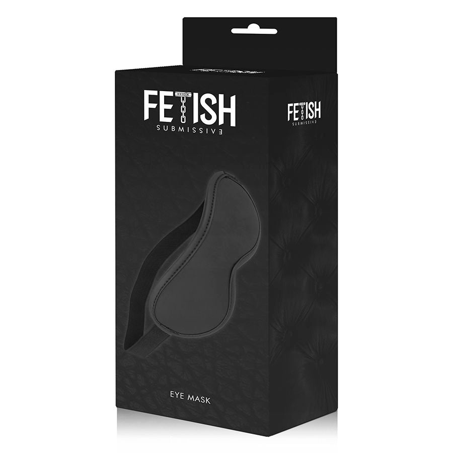 Fetish Submissive - Antifaz Cuero Vegano Ii Con Forro De Neopreno