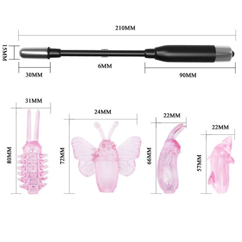Baile - Wizard Magic Wand Estimulador Con Vibracion