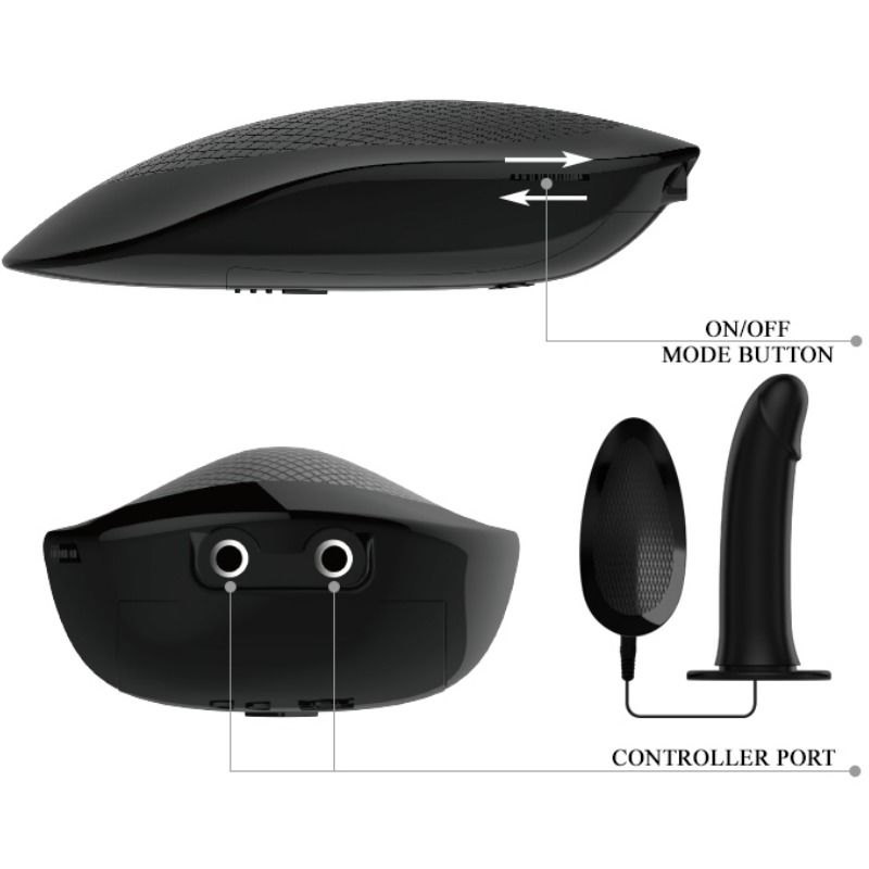 Pretty Love - Marvin Strap On Con Vibracion Y Dildo Hueco